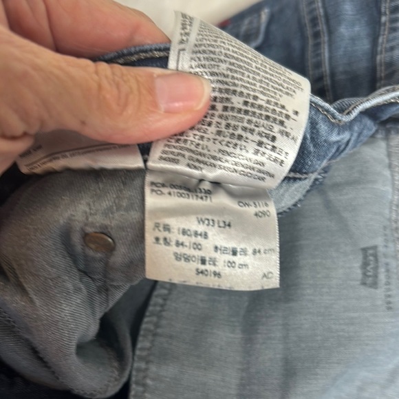 Levi's Blue Straight Jeans Classic Style - Picture 5 of 8